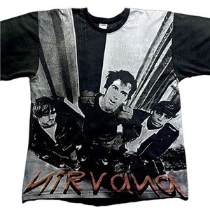 Vintage Nirvana Kurt Cobain Rebel Shirt